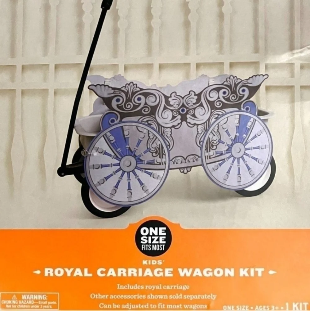 NWT Hyde & Eek! Boutique KIDS' FELT ROYAL CARRIAGE WAGON KIT Halloween Prop New